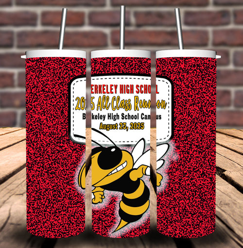 A1 - Red Composition Notebook BHS  oz. Tumbler