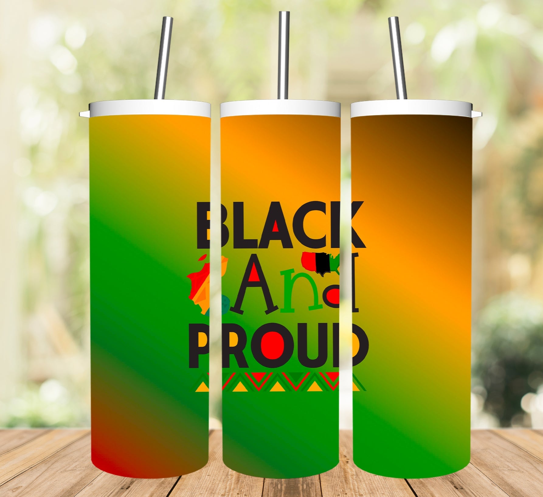 Black and Proud Tumbler