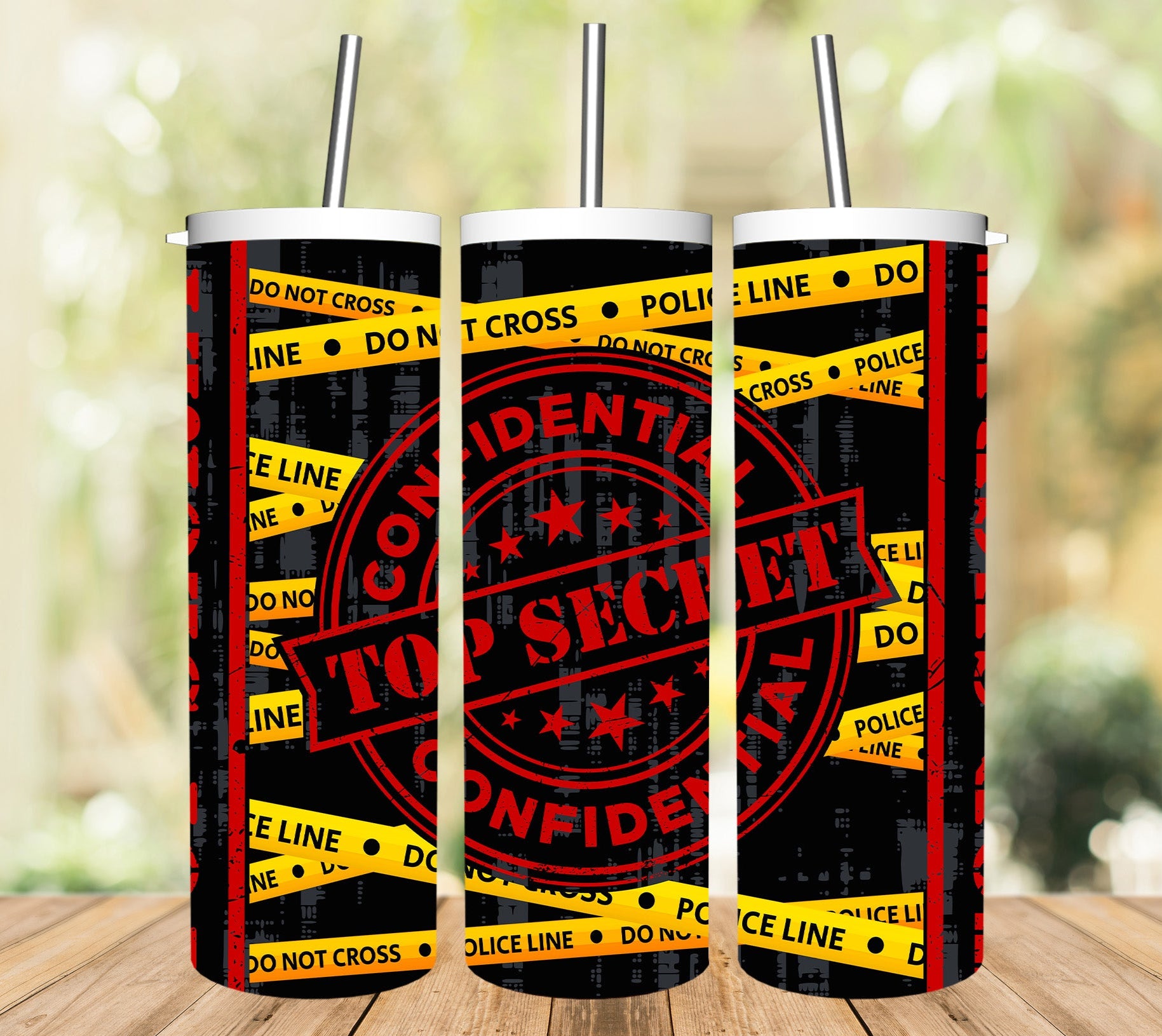 Confidential Top Secret Tumbler