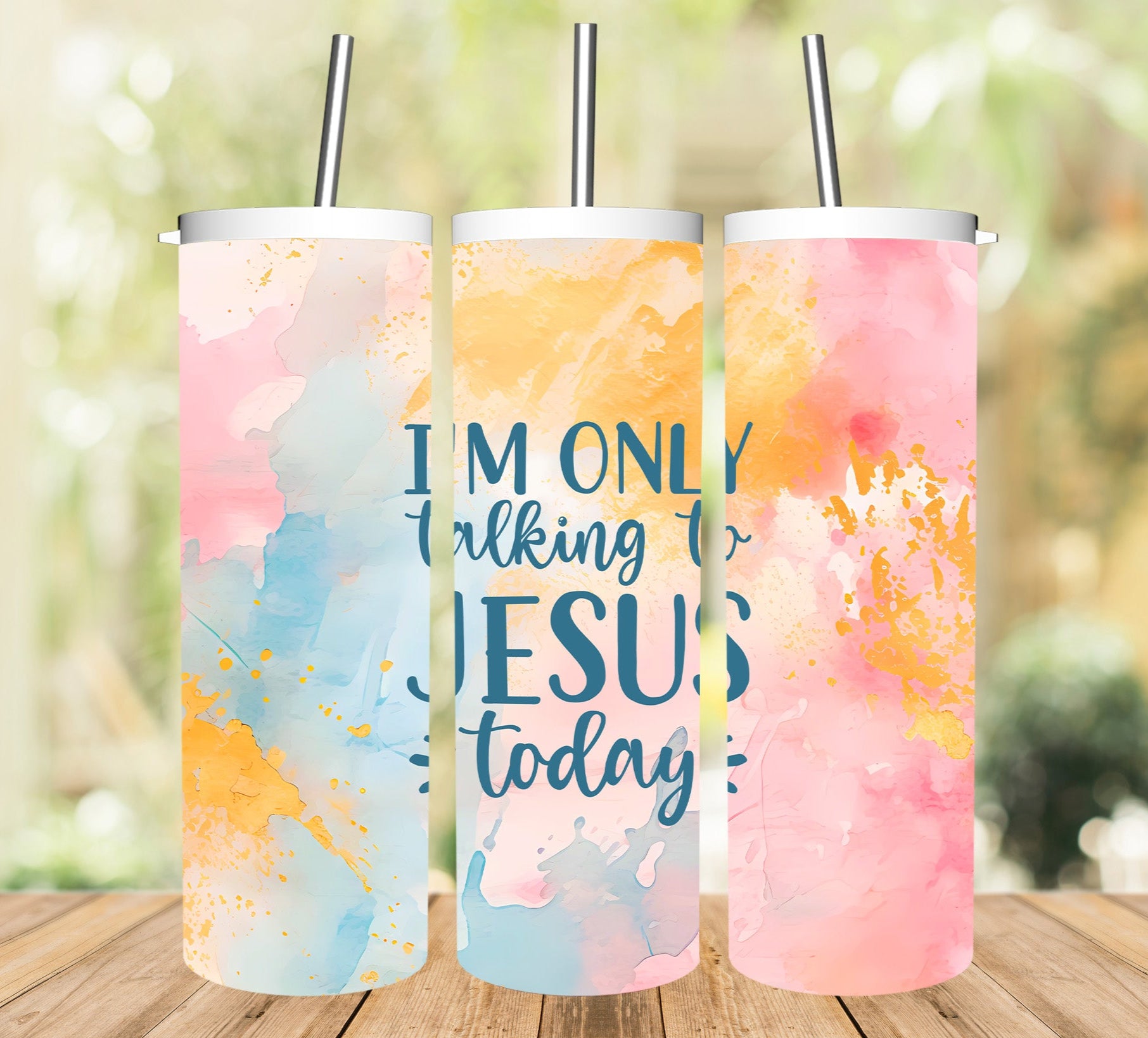 I'm Only Talking to Jesus Today Tumbler