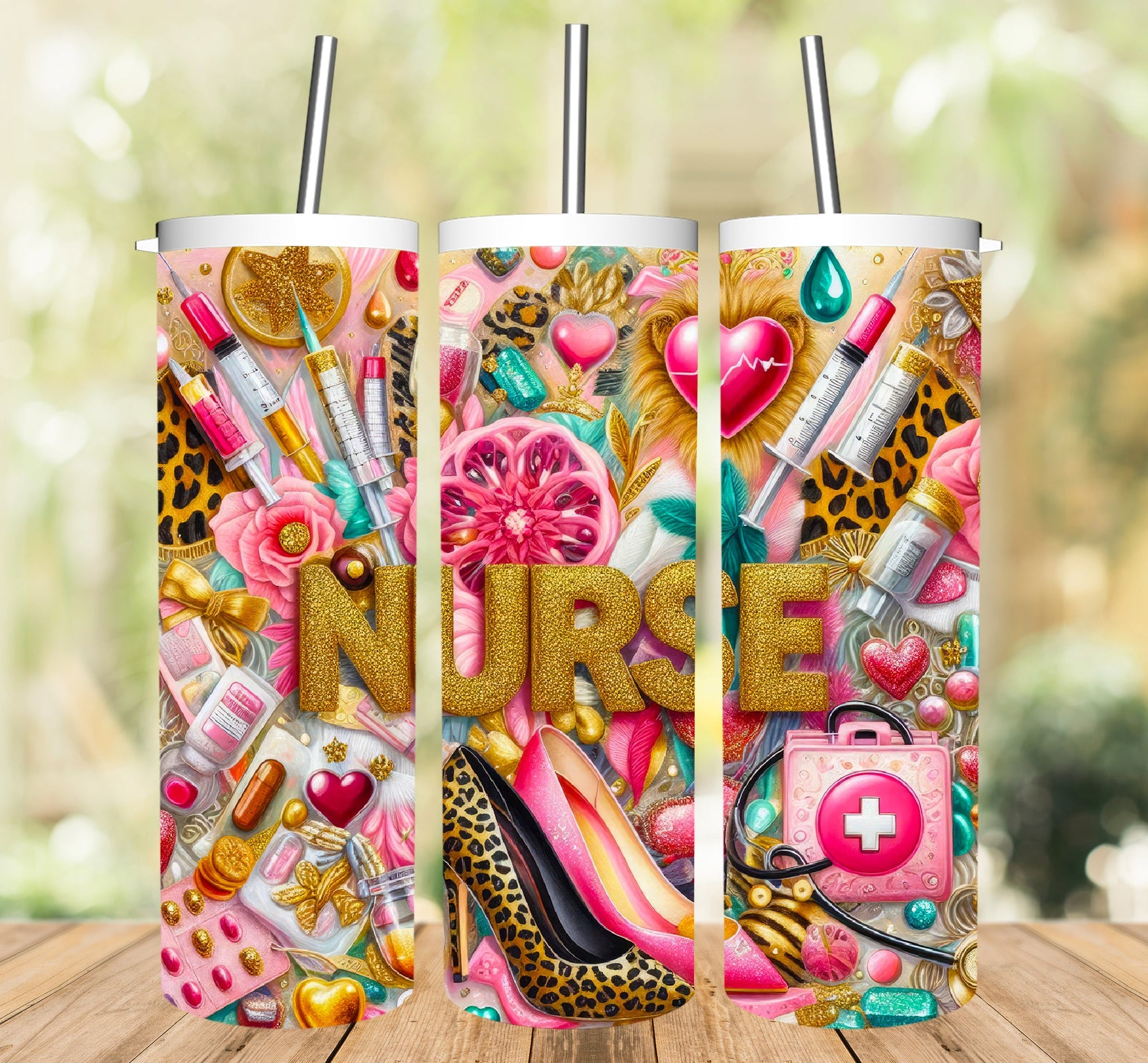 Nurse - Nurse with Pumps Tumbler