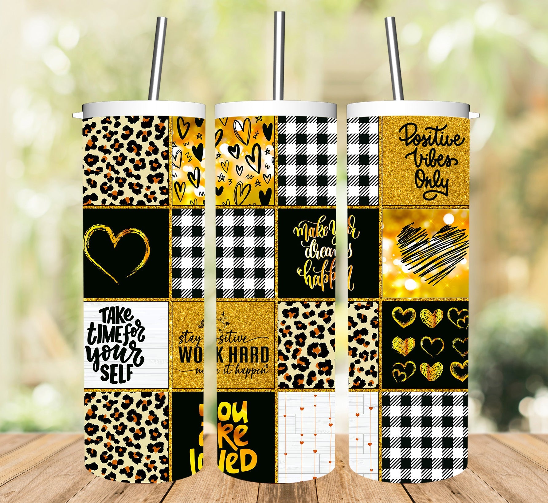 Positive Vibes Only Tumbler