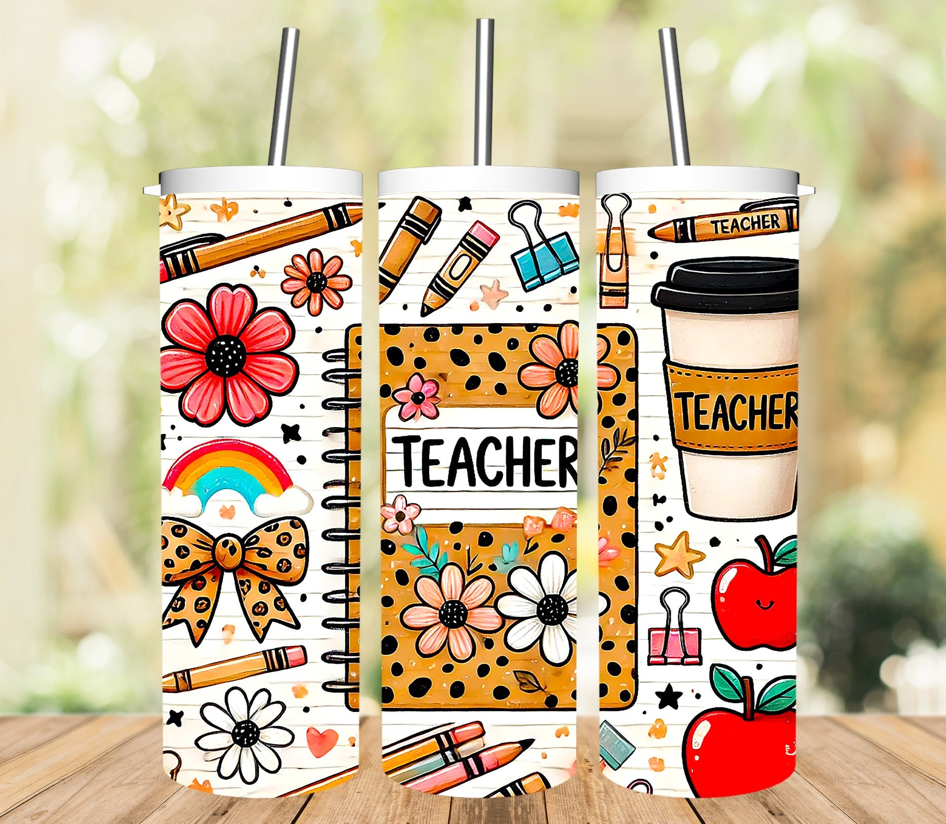 Teacher - Teacher's Notebook and Coffee Cup Tumbler